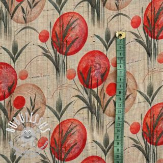 Jersey VISCOSE Enjoy The Silence red digital print