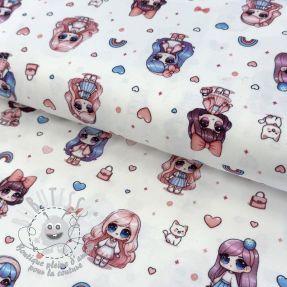 Jersey Dolls white digital print