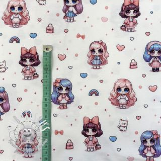 Jersey Dolls white digital print