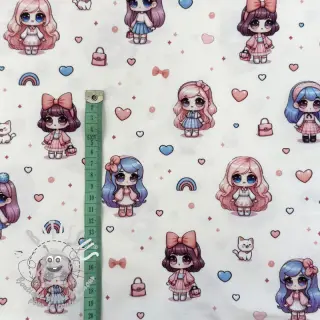 Jersey Dolls white digital print