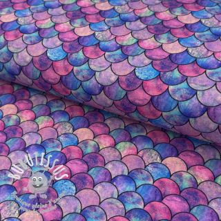 Jersey Mermaid scales digital print
