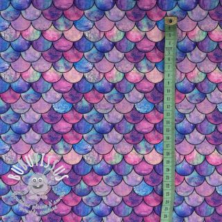 Jersey Mermaid scales digital print