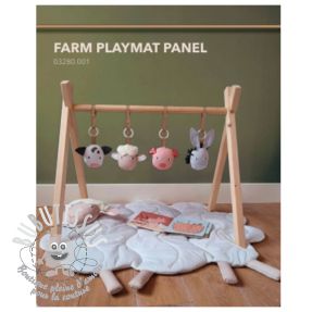 Tissu coton Farm playmat PANEL digital print