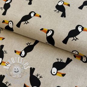 Tissu déco Linenlook Toucan