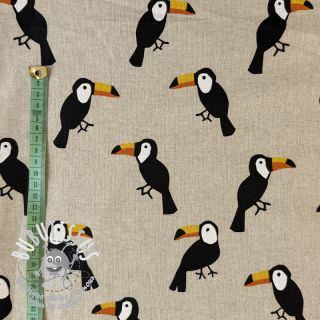 Tissu déco Linenlook Toucan