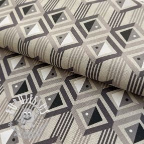 Tissu déco Linenlook Geometric Graphic Diamond