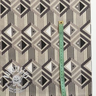Tissu déco Linenlook Geometric Graphic Diamond