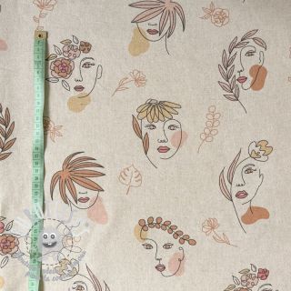Tissu déco Linenlook Female beauty