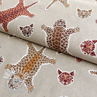 Tissu déco Linenlook Wild LEO