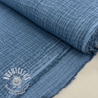 Tissu double gaze/mousseline Vintage jeans