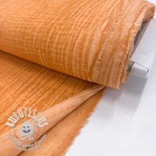 Tissu double gaze/mousseline Vintage orange