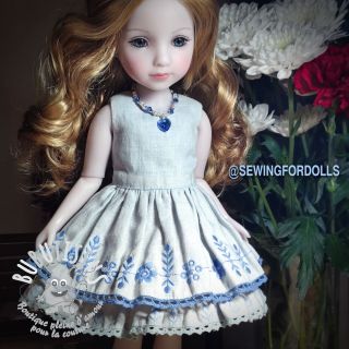 Lin lavé 170 g light blue