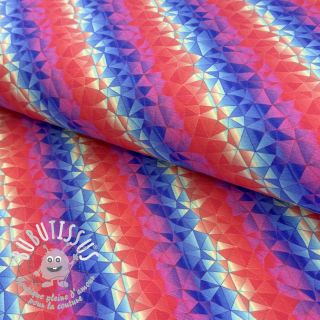 Jersey Kaleido rainbow dark digital print