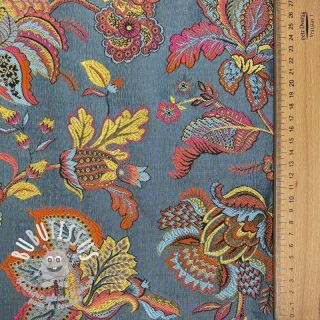 Tissu déco jacquard Inaya ciel
