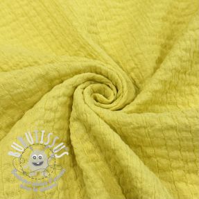 Tissu coton STRETCH Baby yellow