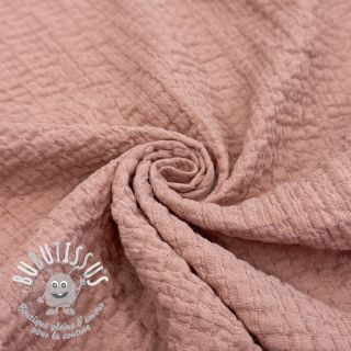Tissu coton STRETCH Baby light pink