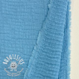 Tissu coton STRETCH Baby blue
