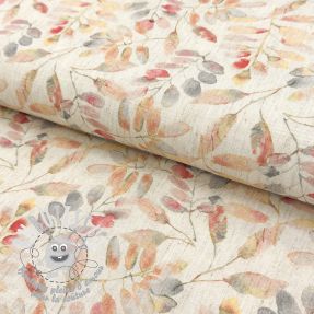 Viscose lin Natural Lin Lissy pink digital print
