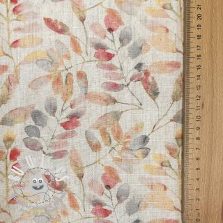 Viscose lin Natural Lin Lissy pink digital print