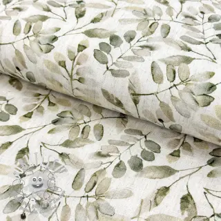 Viscose lin Natural Lin Lissy ecru digital print