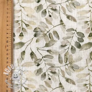 Viscose lin Natural Lin Lissy ecru digital print