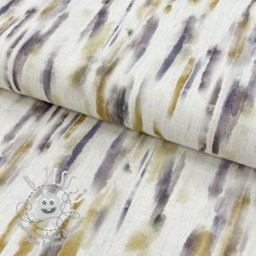 Viscose lin Natural Lin Lina green digital print