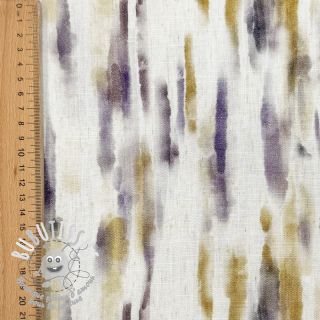 Viscose lin Natural Lin Lina green digital print