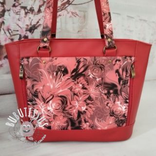 Simili cuir KARIA rouge