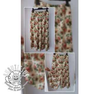 Viscose lin Delphine design B digital print