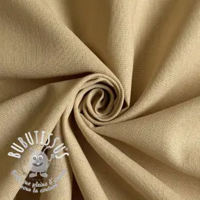 Tissu coton Lin PREMIUM sand