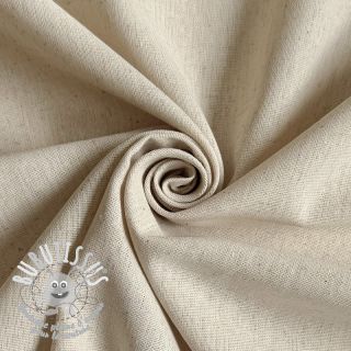 Tissu coton Lin PREMIUM light sand