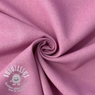 Tissu coton Lin PREMIUM dawn pink
