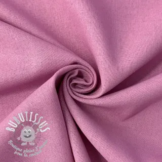 Tissu coton Lin PREMIUM dawn pink