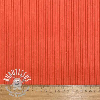 Tissu velours cotelé HUGGY orange spicy