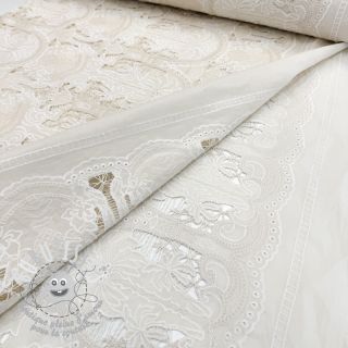 Tissu coton EMBROIDERY Blanchette design B