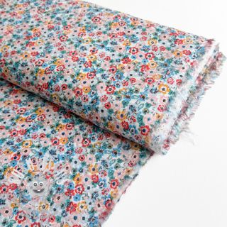 Viscose Florales blue