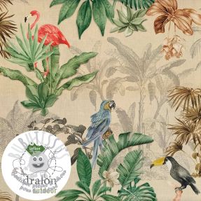 Tissu déco avec finition en Teflon PALMTREES