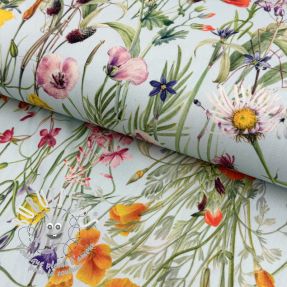Tissu déco avec finition en Teflon Wildflower Sunny Field