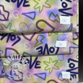 Paquet de tissus jersey digital print 2064
