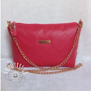 Simili cuir KARIA rouge