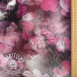 Viscose Lilly design F digital print