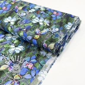 Viscose Aster design E digital print
