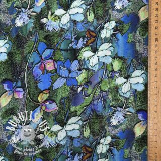 Viscose Aster design E digital print