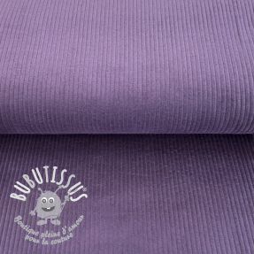 Tissu velours cotelé grape