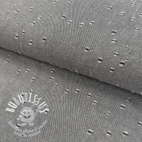 JEANS 8 OZ Rainbow Small Holes grey