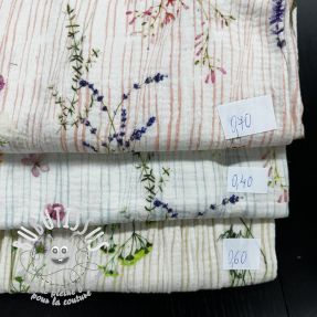 Paquet de tissus – double gaze de coton 2207
