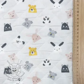 Tissu coton QUILTING Parapluie perle