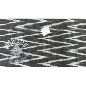Tissu coton IKAT grey design A 2nd class