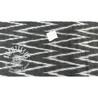 Tissu coton IKAT grey design A 2nd class
