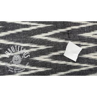 Tissu coton IKAT grey design A 2nd class